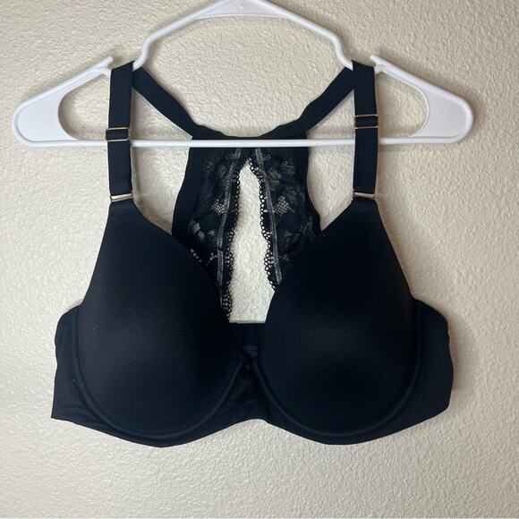 SOMA 012204 black Embraceable Racerback lace bra 40D - Picture 1 of 7